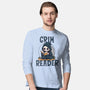 Grim Reader-Mens-Long Sleeved-Tee-Loobs