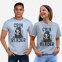Grim Reader-Unisex-Basic-Tee-Loobs