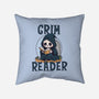 Grim Reader-None-Removable Cover w Insert-Throw Pillow-Loobs