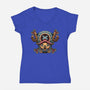 I Love Cotton Candies-Womens-V-Neck-Tee-glitchygorilla