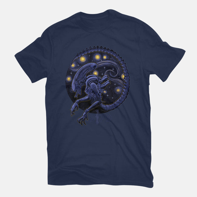 StarryMorph-Womens-Fitted-Tee-Astrobot Invention