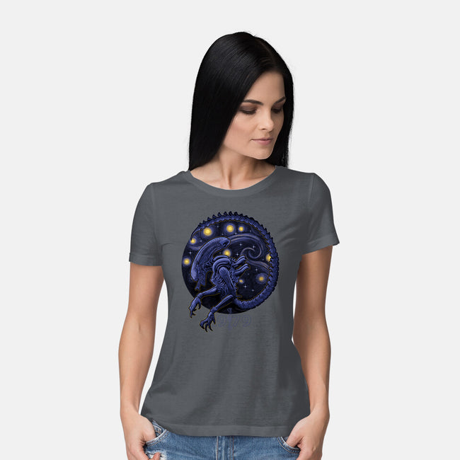 StarryMorph-Womens-Basic-Tee-Astrobot Invention
