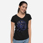 StarryMorph-Womens-V-Neck-Tee-Astrobot Invention