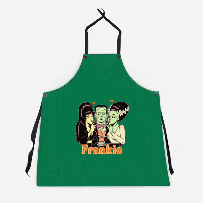 Horror Trio-Unisex-Kitchen-Apron-P1yu5h