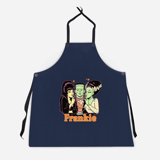 Horror Trio-Unisex-Kitchen-Apron-P1yu5h