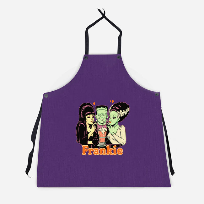 Horror Trio-Unisex-Kitchen-Apron-P1yu5h