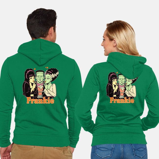 Horror Trio-Unisex-Zip-Up-Sweatshirt-P1yu5h