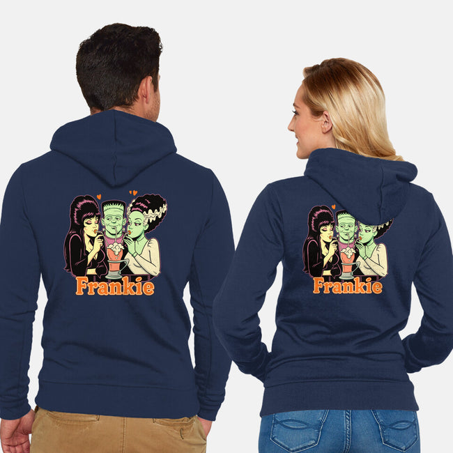 Horror Trio-Unisex-Zip-Up-Sweatshirt-P1yu5h