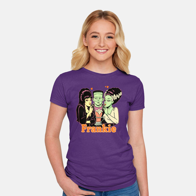Horror Trio-Womens-Fitted-Tee-P1yu5h