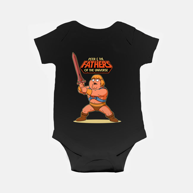 Fathers Of The Universe-Baby-Basic-Onesie-P1yu5h