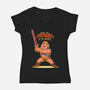 Fathers Of The Universe-Womens-V-Neck-Tee-P1yu5h