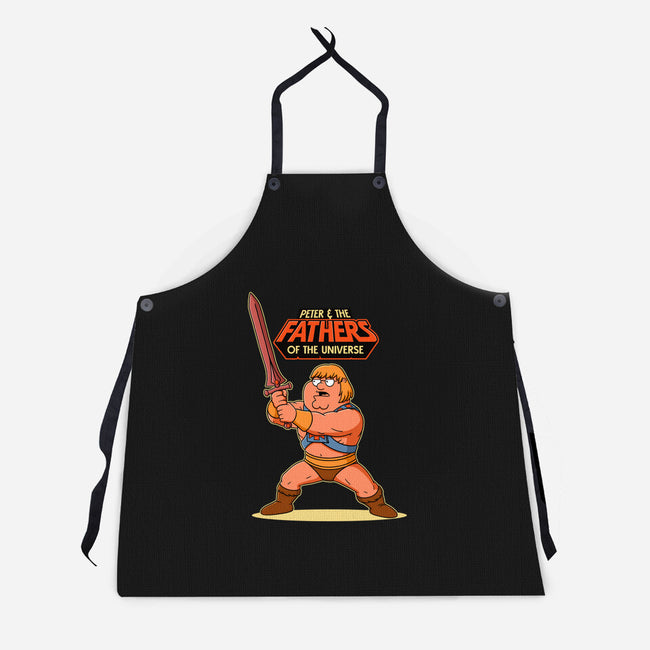 Fathers Of The Universe-Unisex-Kitchen-Apron-P1yu5h