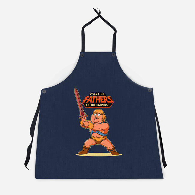 Fathers Of The Universe-Unisex-Kitchen-Apron-P1yu5h