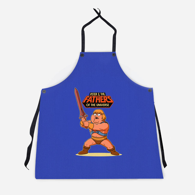 Fathers Of The Universe-Unisex-Kitchen-Apron-P1yu5h