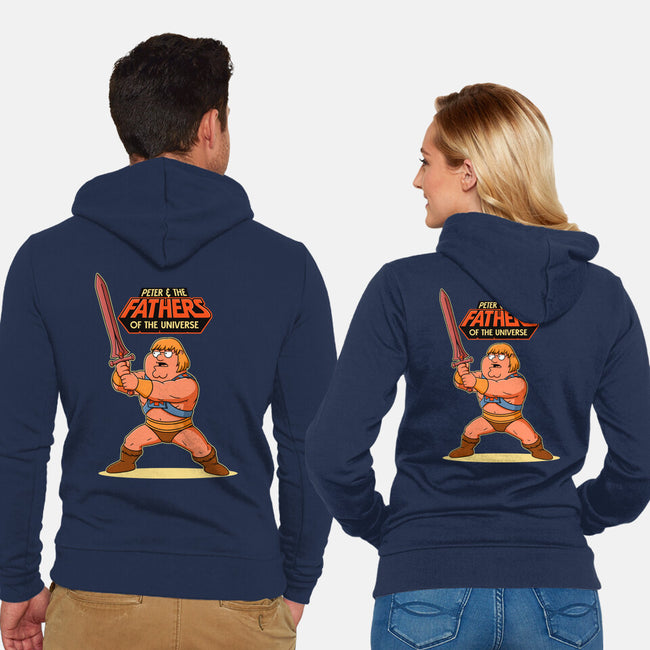 Fathers Of The Universe-Unisex-Zip-Up-Sweatshirt-P1yu5h