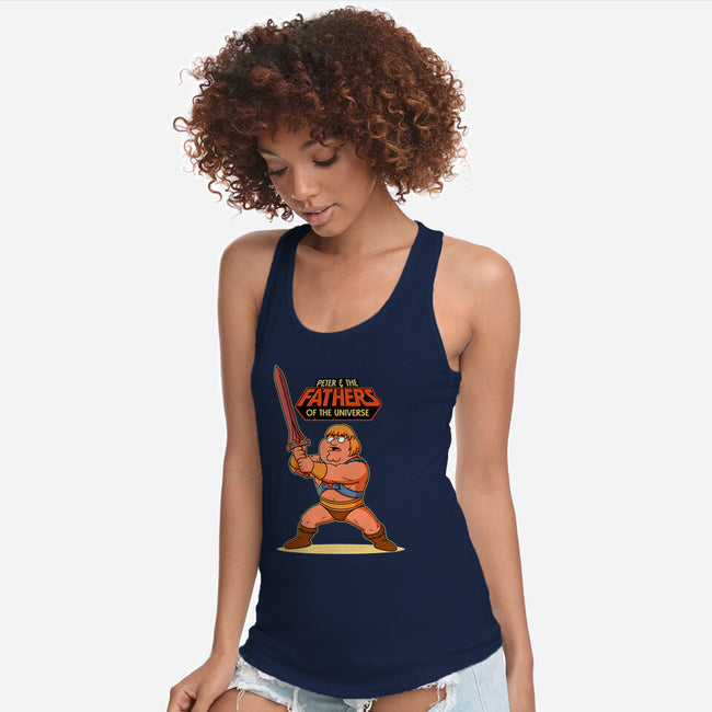 Fathers Of The Universe-Womens-Racerback-Tank-P1yu5h