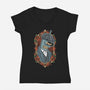 Peaky Bender-Womens-V-Neck-Tee-P1yu5h
