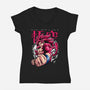 Super Saiyan 4 Returns-Womens-V-Neck-Tee-Diego Oliver