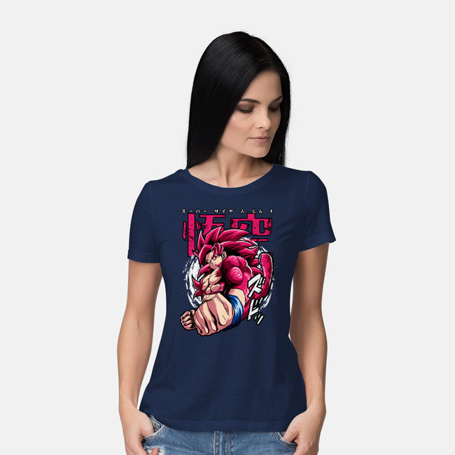 Super Saiyan 4 Returns-Womens-Basic-Tee-Diego Oliver