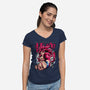 Super Saiyan 4 Returns-Womens-V-Neck-Tee-Diego Oliver