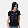 Fern Shadow Nebula-Womens-Basic-Tee-Astrobot Invention
