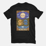 Duck Tarot The Moon-Womens-Fitted-Tee-Loobs