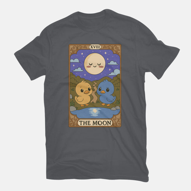 Duck Tarot The Moon-Womens-Fitted-Tee-Loobs