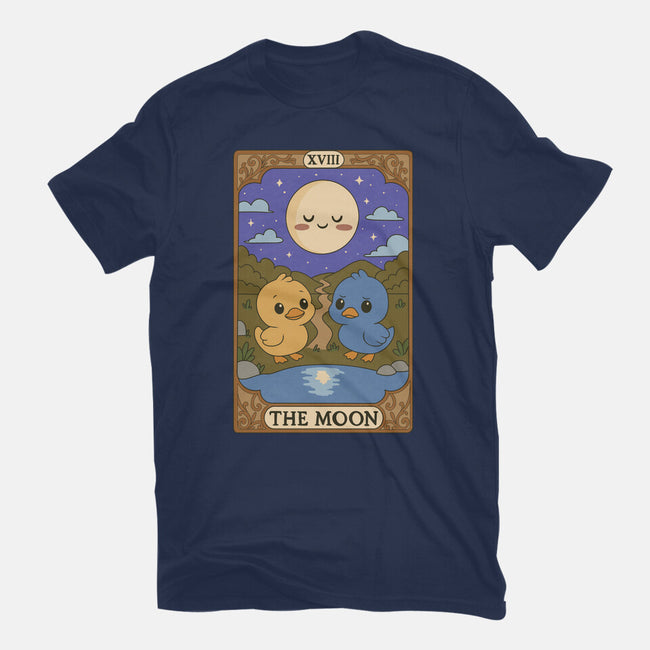Duck Tarot The Moon-Womens-Fitted-Tee-Loobs
