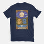 Duck Tarot The Moon-Womens-Fitted-Tee-Loobs