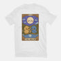Duck Tarot The Moon-Womens-Fitted-Tee-Loobs