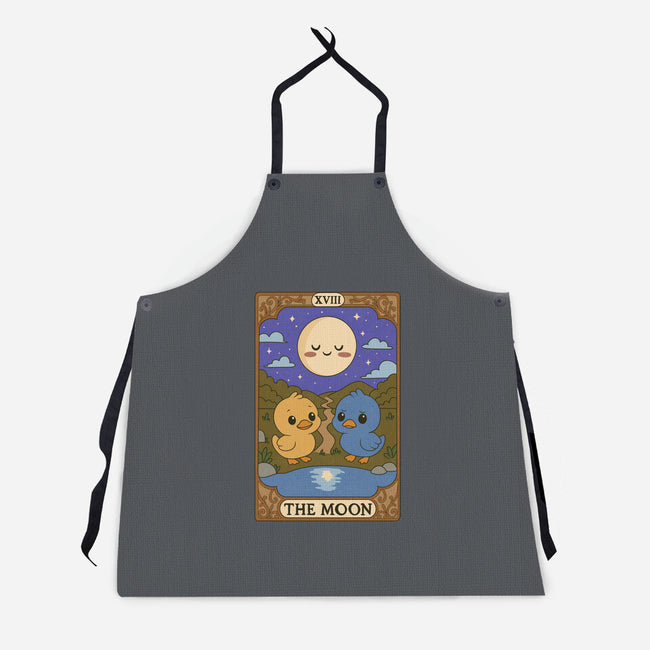 Duck Tarot The Moon-Unisex-Kitchen-Apron-Loobs