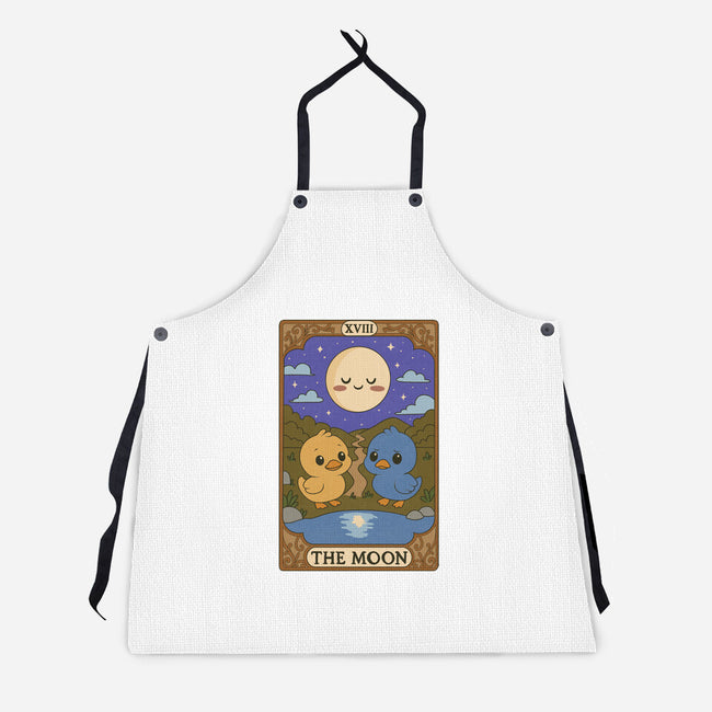 Duck Tarot The Moon-Unisex-Kitchen-Apron-Loobs