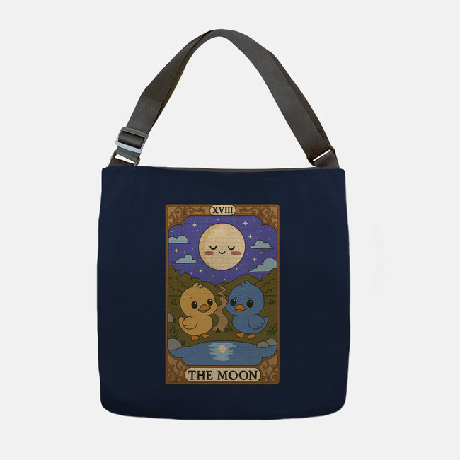 Duck Tarot The Moon-None-Adjustable Tote-Bag-Loobs