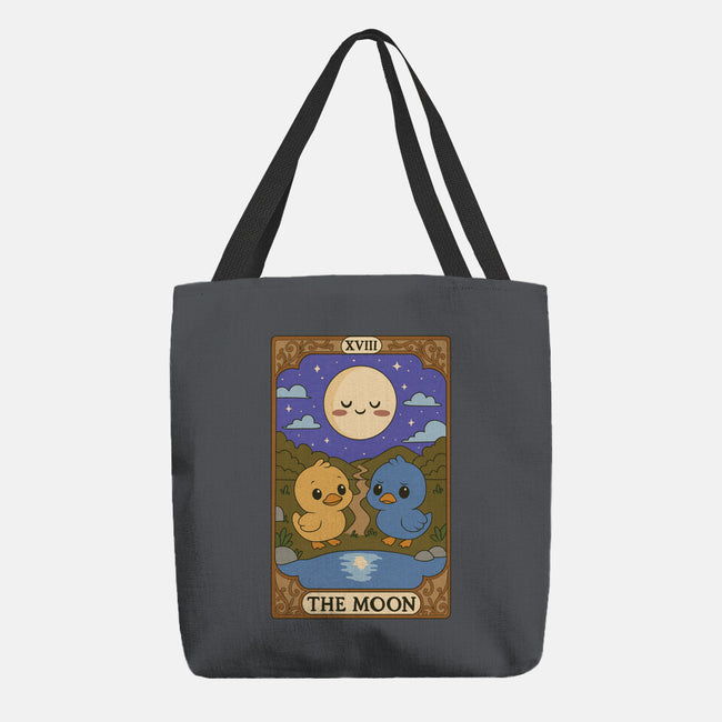 Duck Tarot The Moon-None-Basic Tote-Bag-Loobs