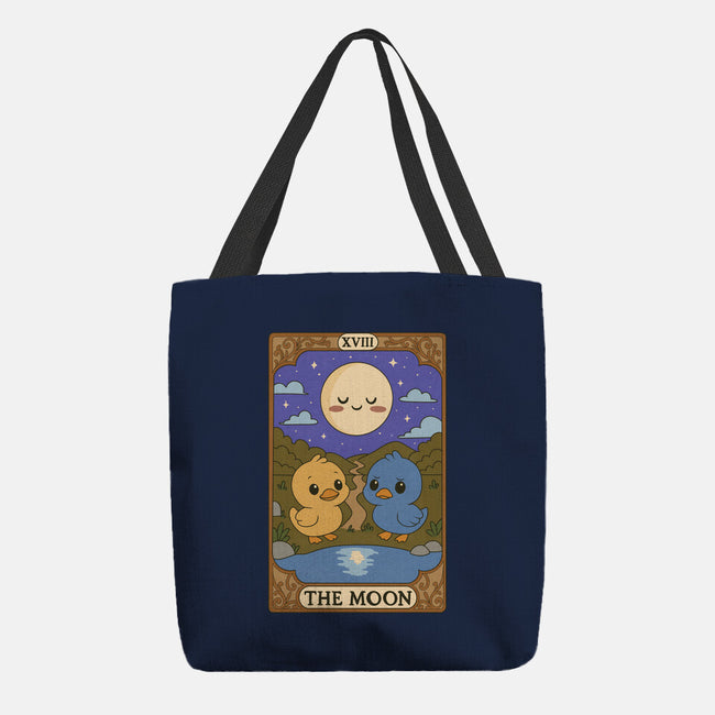 Duck Tarot The Moon-None-Basic Tote-Bag-Loobs