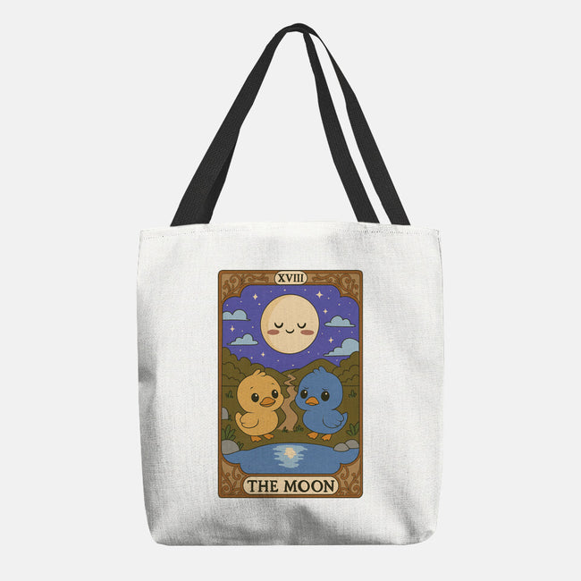 Duck Tarot The Moon-None-Basic Tote-Bag-Loobs