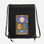 Duck Tarot The Moon-None-Drawstring-Bag-Loobs