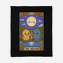 Duck Tarot The Moon-None-Fleece-Blanket-Loobs