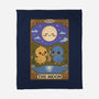 Duck Tarot The Moon-None-Fleece-Blanket-Loobs