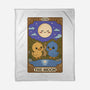 Duck Tarot The Moon-None-Fleece-Blanket-Loobs