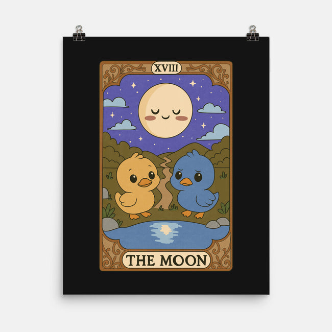Duck Tarot The Moon-None-Matte-Poster-Loobs