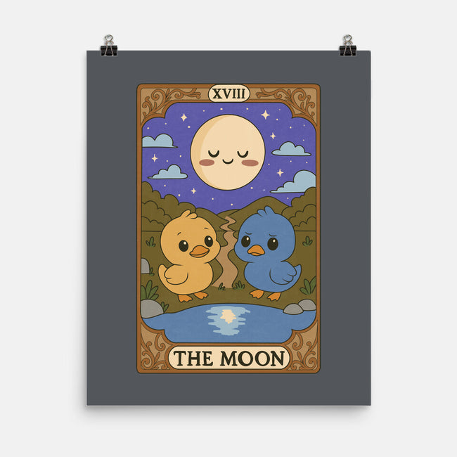 Duck Tarot The Moon-None-Matte-Poster-Loobs