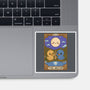 Duck Tarot The Moon-None-Glossy-Sticker-Loobs