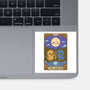 Duck Tarot The Moon-None-Glossy-Sticker-Loobs