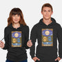 Duck Tarot The Moon-Unisex-Pullover-Sweatshirt-Loobs