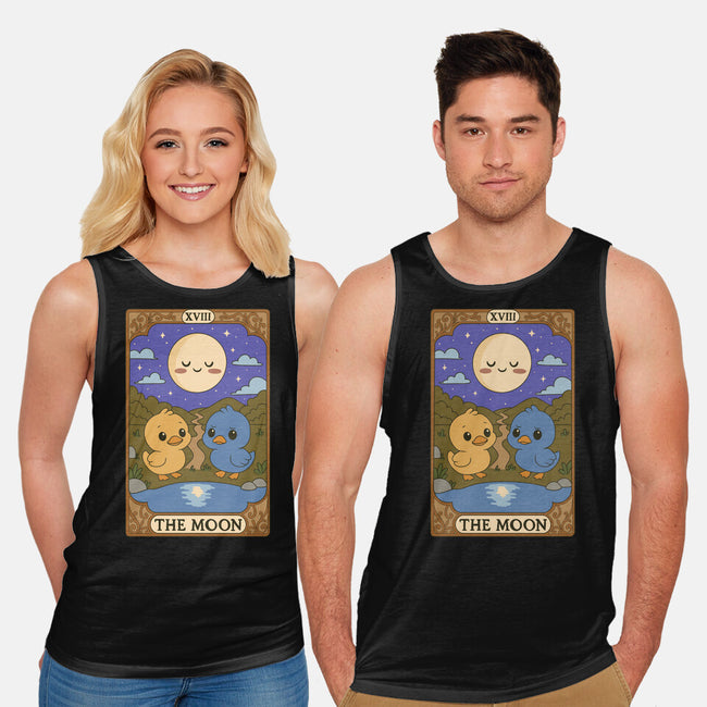 Duck Tarot The Moon-Unisex-Basic-Tank-Loobs