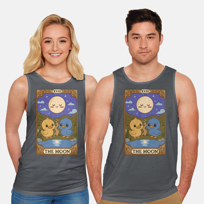Duck Tarot The Moon-Unisex-Basic-Tank-Loobs