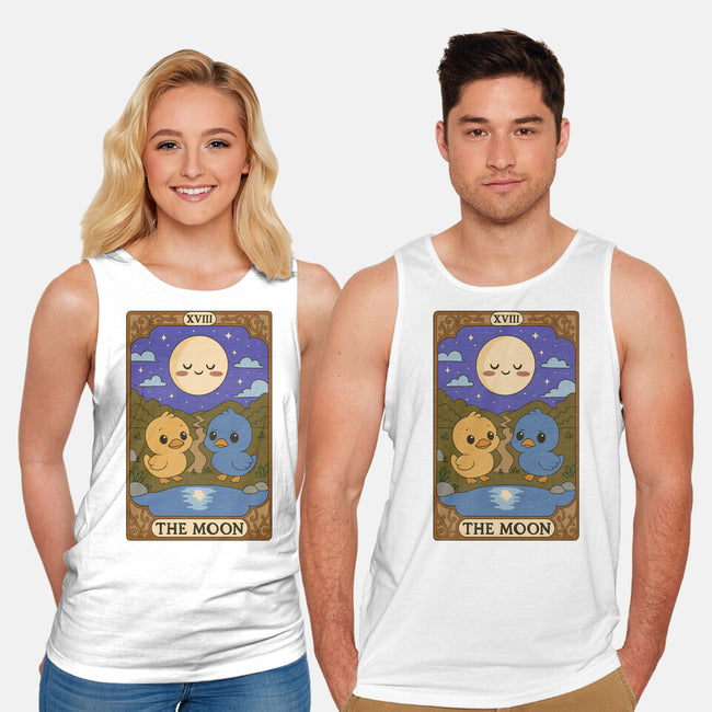 Duck Tarot The Moon-Unisex-Basic-Tank-Loobs