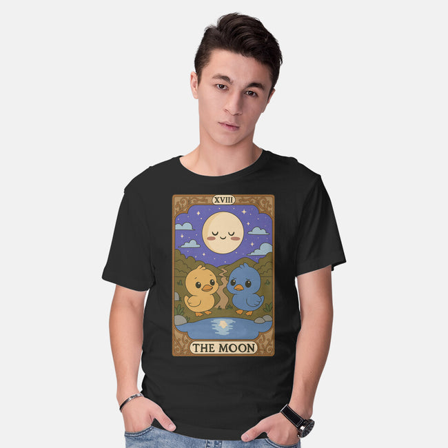 Duck Tarot The Moon-Mens-Basic-Tee-Loobs