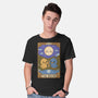 Duck Tarot The Moon-Mens-Basic-Tee-Loobs